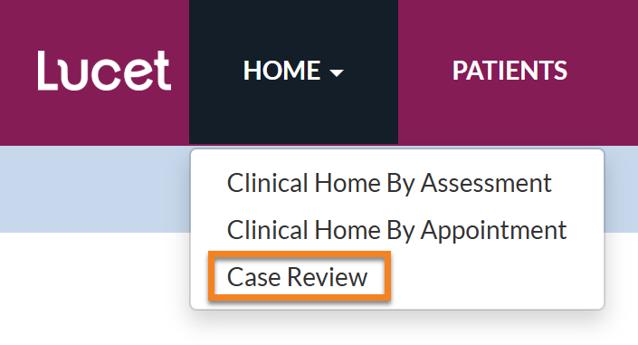 How to Use the Case Review Page
